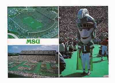MICHIGAN STATE SPARTANS SPARTAN STADIUM 3/1 POSTCARD 
