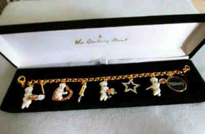 Pillsbury Doughboy Charm Bracelet from the Danbury Mint 7.5" NEW OLD STOCK