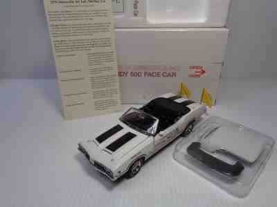 DANBURY MINT RARE 1970 OLDSMOBILE 442 CONVERTIBLE INDY 500 PACE CAR PREOWNED