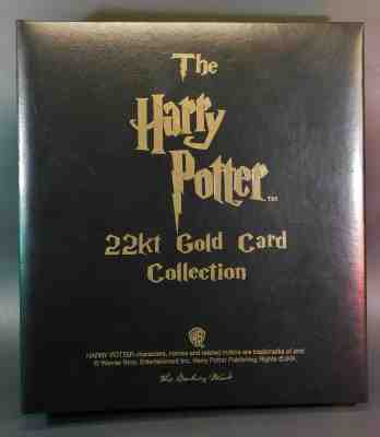 Harry Potter Danbury Mint 22K Gold Card Book Albumb Only