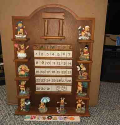 VINTAGE DANBURY MINT WINNIE THE POOH PERPETUAL CALENDAR