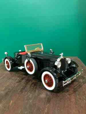 DANBURY MINT 1927 STUTZ BLACK HAWK 1/24 BLACK 