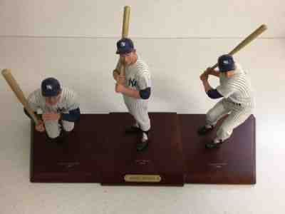 Mickey Mantle 3 Piece Danbury Mint Statue 2004