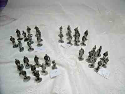 39pc Lot Danbury MInt Pewter Presidential President 1 through 40 Statues Figures