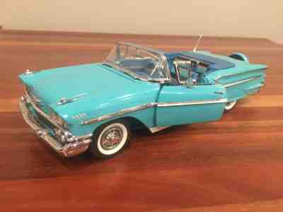 Danbury Die Cast Model Car*1958 Chevrolet Impala Convertible Undisplayed  w/box
