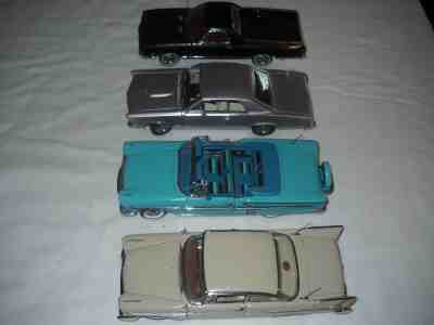 DANBURY MINT-LOT of 4 BEAUTIFUL CARS -NO BOXES ALL in EXCELLENT CONDITION -BELOW