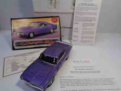DANBURY MINT RARE SUPER SHARP 1970 DODGE CHARGER R/T BNIB W/DOCS & BROCHURE