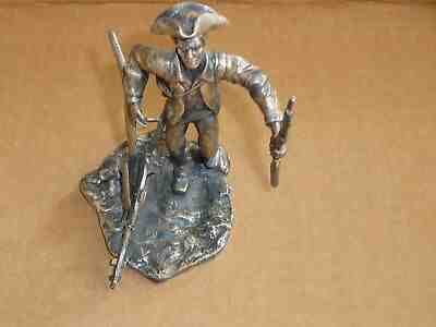 THE PATRIOT LINCOLN MINT 1975 LYLE CONWAY  STERLING SILVER 13 OUNCE STATUE
