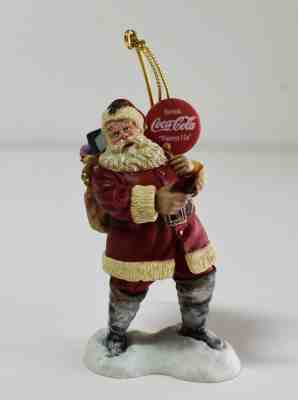 Danbury Mint 1999 Coca Cola Santa Claus 4.5" Christmas Ornament "Wherever I Go"