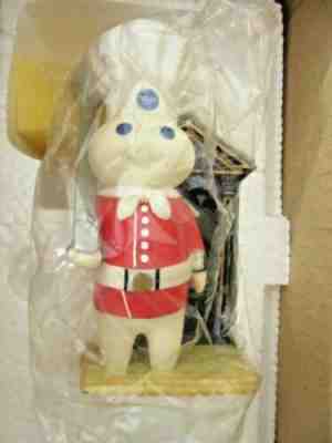 Pillsbury Doughboy International Figurine ENGLAND w/Box Danbury Mint Bake Off