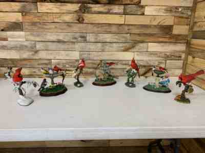 Danbury Mint Collection Of Bird Sculptures (ALL ARE INCLUDED) By Bob Guge