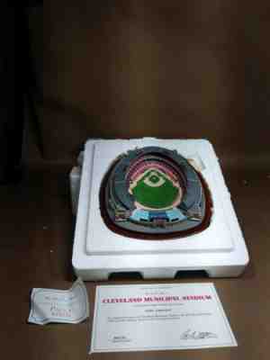 Danbury mint baseball stadiums Cleveland municipal stadium