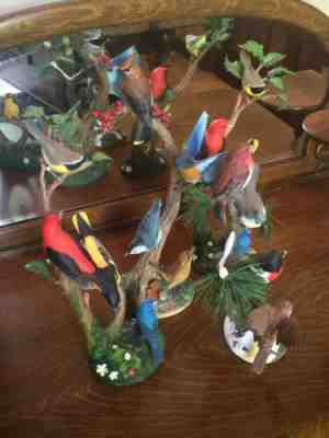 Danbury Mint - Autumn Symphony - Winter Quartet - Summer Serenade Bird Figurines