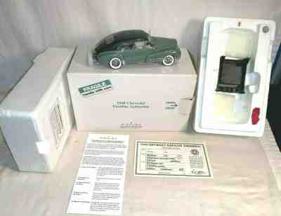 Danbury Mint 1948 Chevy Chevrolet FLEETLINE AEROSEDAN diecast car New + Box COA