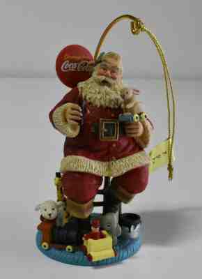 Danbury Mint 1999 Coca Cola Santa Claus 4.25" Christmas Ornament Coke Toys 