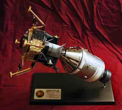 DANBURY MINT - APOLLO 13 Model Complete with COA & Box (Lovell, Haise, Swigert)!
