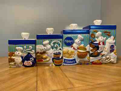 The Pillsbury Doughboy Canister Collection The Danbury Mint 2000