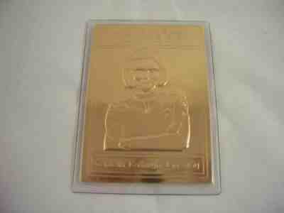 STAR TREK Danbury Mint 22kt Gold Card Lot