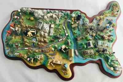 Danbury Mint From Sea to Shining Sea USA Country United States Figurine
