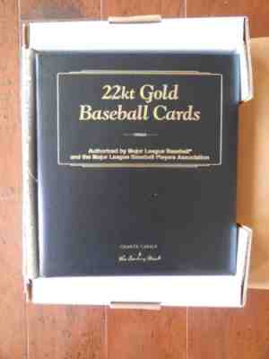 THE DANBURY MINT History Of Baseball Cards 22 Kt GOLD 50 CARD SET Babe Ruth,etc