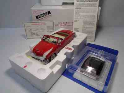 DANBURY MINT RARE 1951 FORD CUSTOM CONVERT LE #216 of 5000 BNIB W/ DOCS SHARP