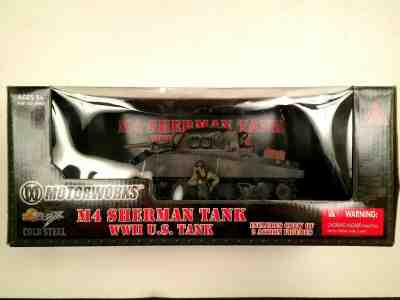 Motorworks US Sherman Tank M4 WW2 Brand New in Box