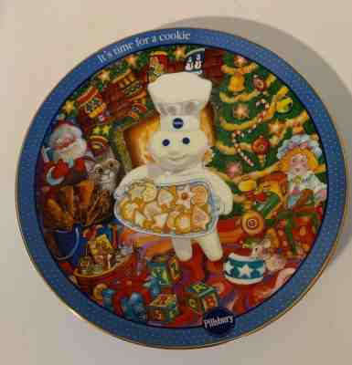 Pillsbury Doughboy Christmas Cookie Surprise Porcelain Collector Plate