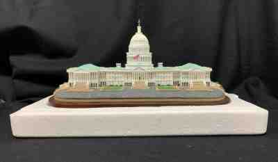 Danbury Mint "United States Capitol" Building Hand Painted Replica Sculpture