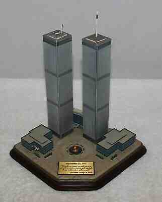 Danbury Mint Twin Towers Commemorative Decor 