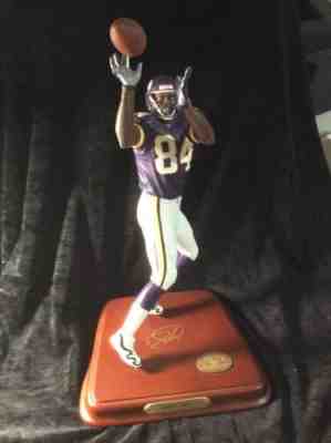 Randy Moss Minnesota Vikings Danbury Mint Figurine Serial # K2560 Mint in Box. 