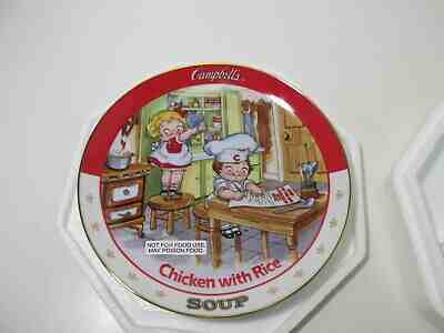 Danbury Mint Campbell Kids Chicken With Rice Soup 8" Collectible Plate hd1392
