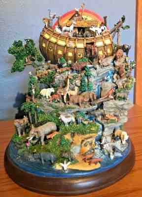 RARE STUNNING DANBURY MINT "NOAH'S ARK" 8.5", W/COA