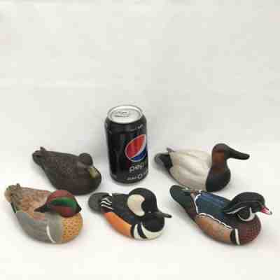 Lot of 5 North American Ducks Decoy Collection by George Kruth The Danbury Mint