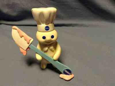 Danbury Mint Pillsbury Doughboy Collector Figurine "SPREADING IT ON THICK" 2002