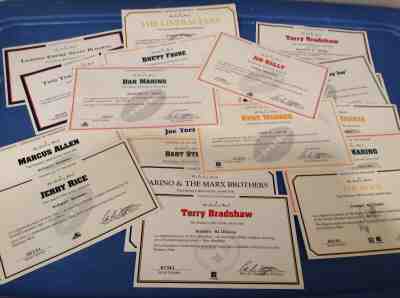 DANBURY MINT -  C.O.A.'s ............  NEW C.O.A's always added 
