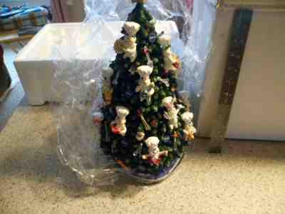 2002 Danbury mint Pillsbury Dough Boy lighted christmas tree