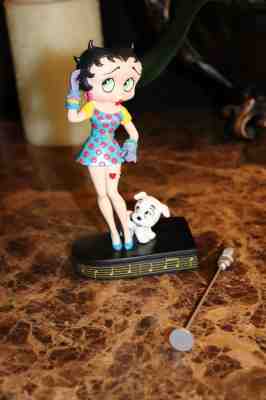 New! Danbury Mint BETTY BOOP "Betty Sings The Blues" Collector Figurine