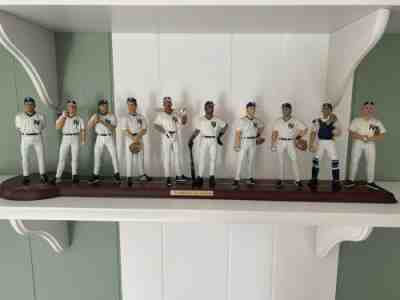 1998 New York Yankees Danbury Mint Figurine Set! RARE! Derek Jeter 