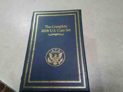 Danbury Mint The Complete 2018 U.S. Coin Set Box has light wear 