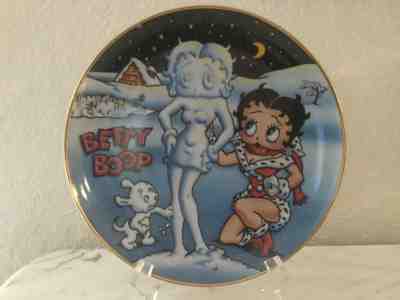 Danbury Mint Limited BETTY BOOP “ Let It Snow “ collectible Plate with COA