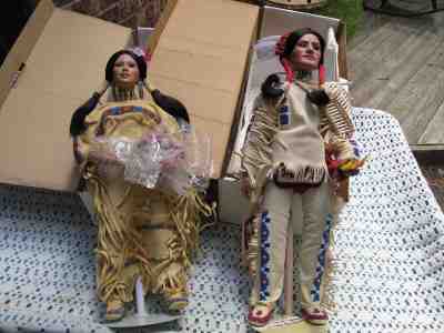 MORNING SUN Judy Belle RUNNING BEARS WEDDING DAY Native American DANBURY MINT
