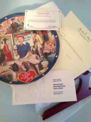 LUCILLE BALL 2003 Test Market DANBURY MINT I Love Lucy Desilu COLLECTOR Plate