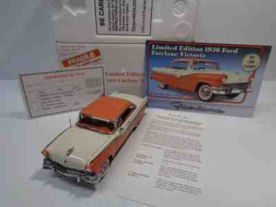DANBURY MINT RARE 1956 FORD FAIRLANE VICTORIA L.E. LOW #1564/5000 BNIB W/DOCS