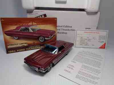 DANBURY MINT 1964 FORD THUNDERBIRD HARDTOP LE.#544 of 5000 BNIB W/DOCS RASH FREE