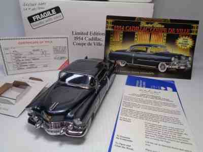 DANBURY MINT RARE 1954 CADILLAC COUPE de VILLE  BNIB W/DOCS & BROCHURE SHARP