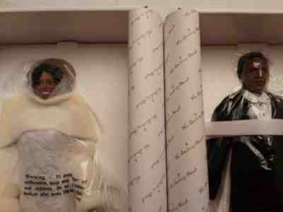 BOTH NEW IN BOX Danbury Mint BARACK & MICHELLE OBAMA INAUGURAL Collector Dolls