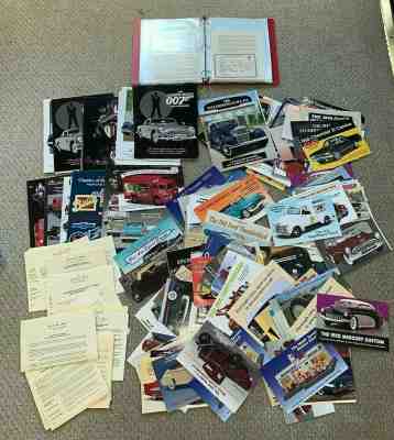 HUGE LOT Danbury Mint Diecast Car Motorcycle PAPERWORK TITLE COA Unpack INSERTS