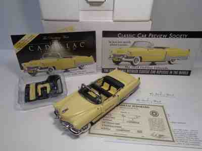 DANBURY MINT RARE 1954 CADILLAC ELDORADO BNIB W/DOCS SHOWN& BROCHURE SUPER SHARP