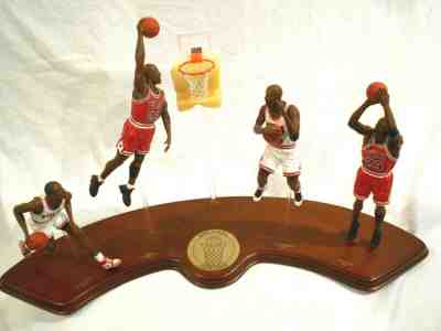 Danbury Mint Michael Jordan "Lifetime of Achievement"  4-Figure Display