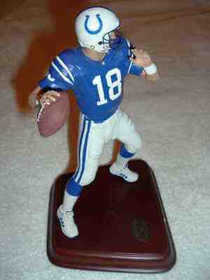 DANBURY MINT HOF PEYTON MANNING NFL INDIANAPOLIS COLTS FIGURE FIGURINE NIB RARE*